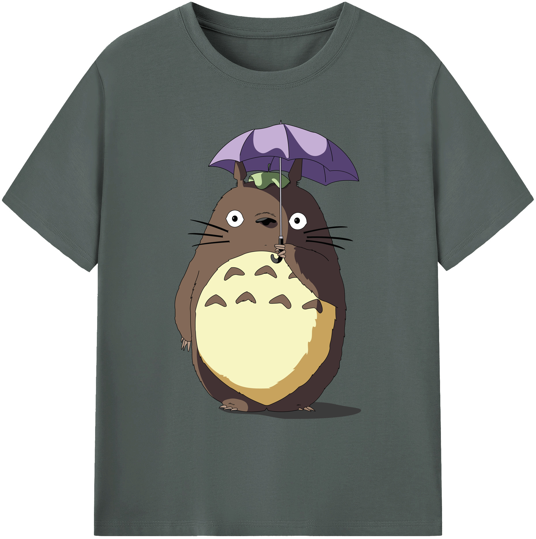 （画像用） となりのトトロ 草壁メイ 草壁サツキ My Neighbor Totoro Satsuki Kusakabe Mei Kusakabe 綿100％ メンズ半袖Tシャツ｜肌触りやわらか＆通気性